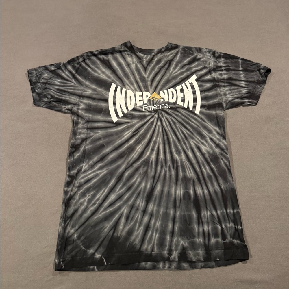 Emerica Independent Black Graphic T-Shirt Tidie